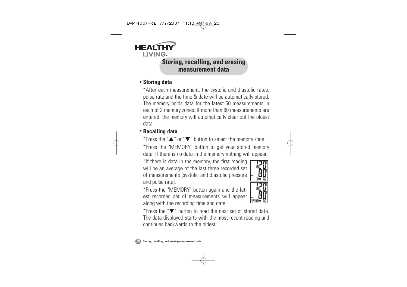 Samsung BVM-1007 User Manual | Page 21 / 66
