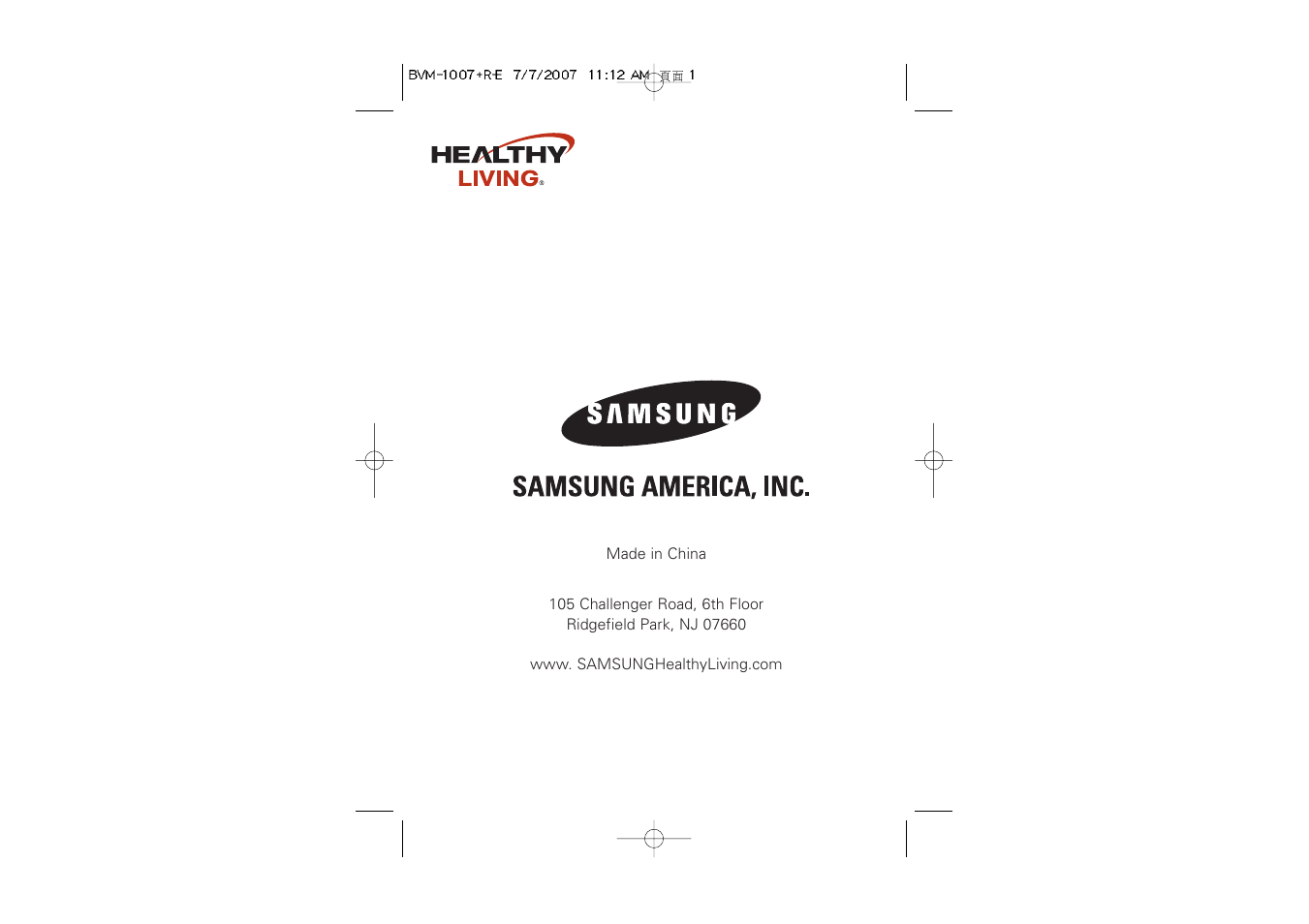 Bvm-1007+r-e.pdf | Samsung BVM-1007 User Manual | Page 66 / 66