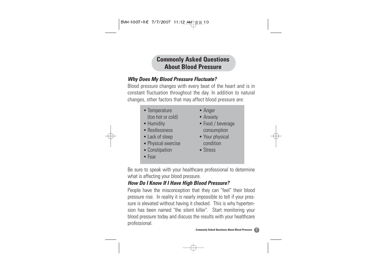 Samsung BVM-1007 User Manual | Page 8 / 66
