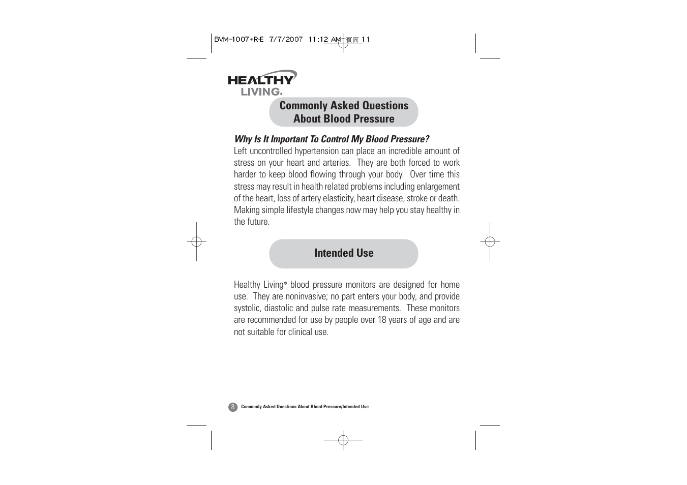 Samsung BVM-1007 User Manual | Page 9 / 66