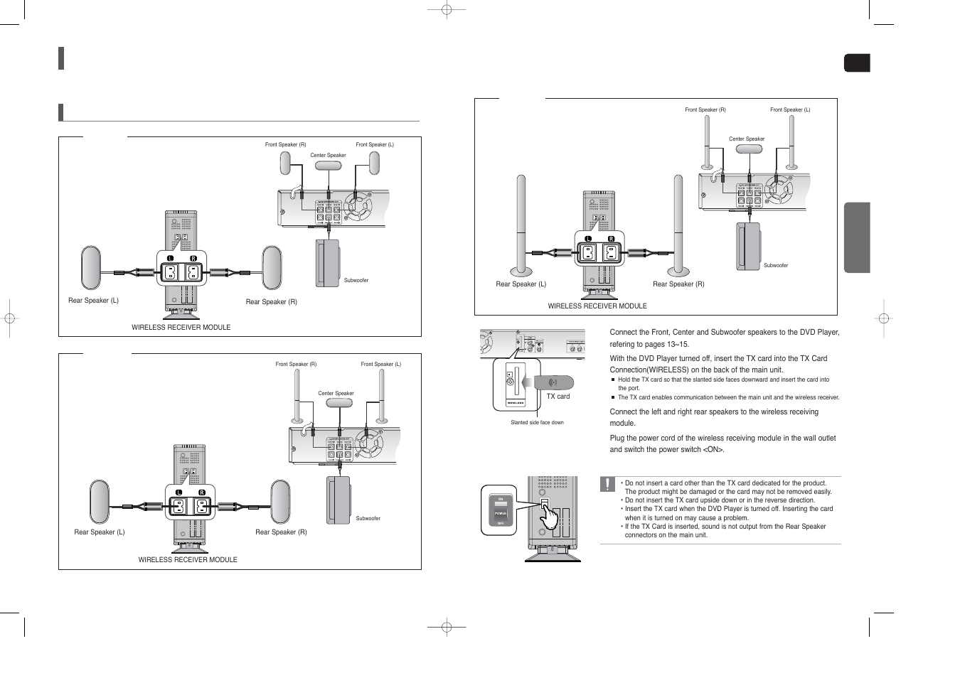 Samsung HT-TX25  EN User Manual | Page 9 / 34