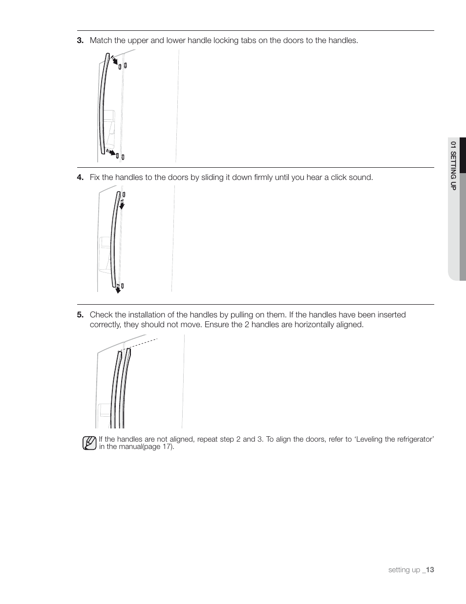 Samsung RS267TD** User Manual | Page 13 / 68