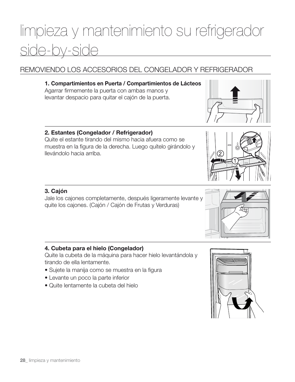 Samsung RS267TD** User Manual | Page 62 / 68