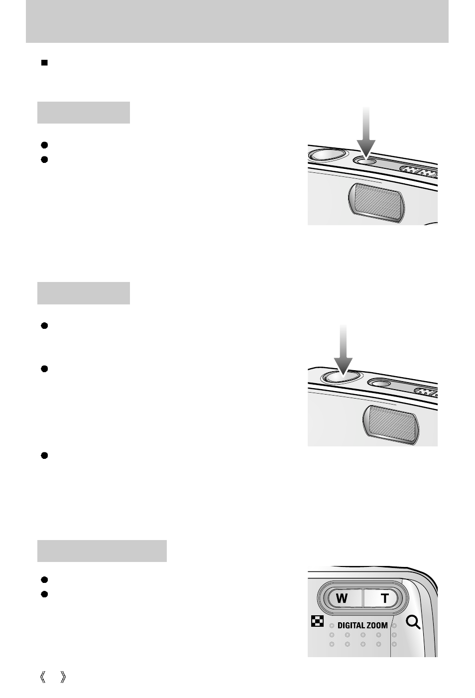 Using the camera buttons to adjust the camera | Samsung digimax U-CA 501 User Manual | Page 22 / 116
