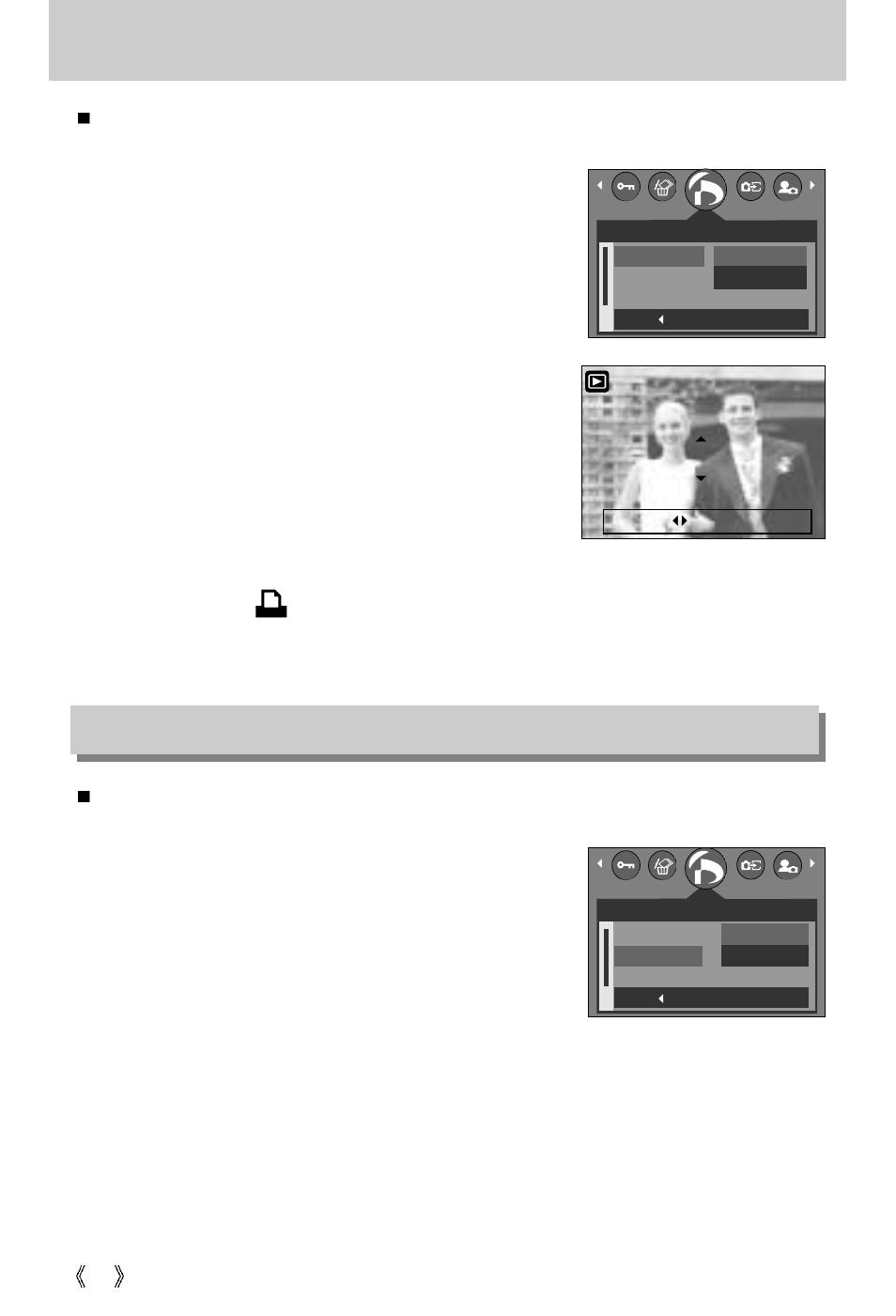 Dpof : standard, Dpof : index | Samsung digimax U-CA 501 User Manual | Page 60 / 116