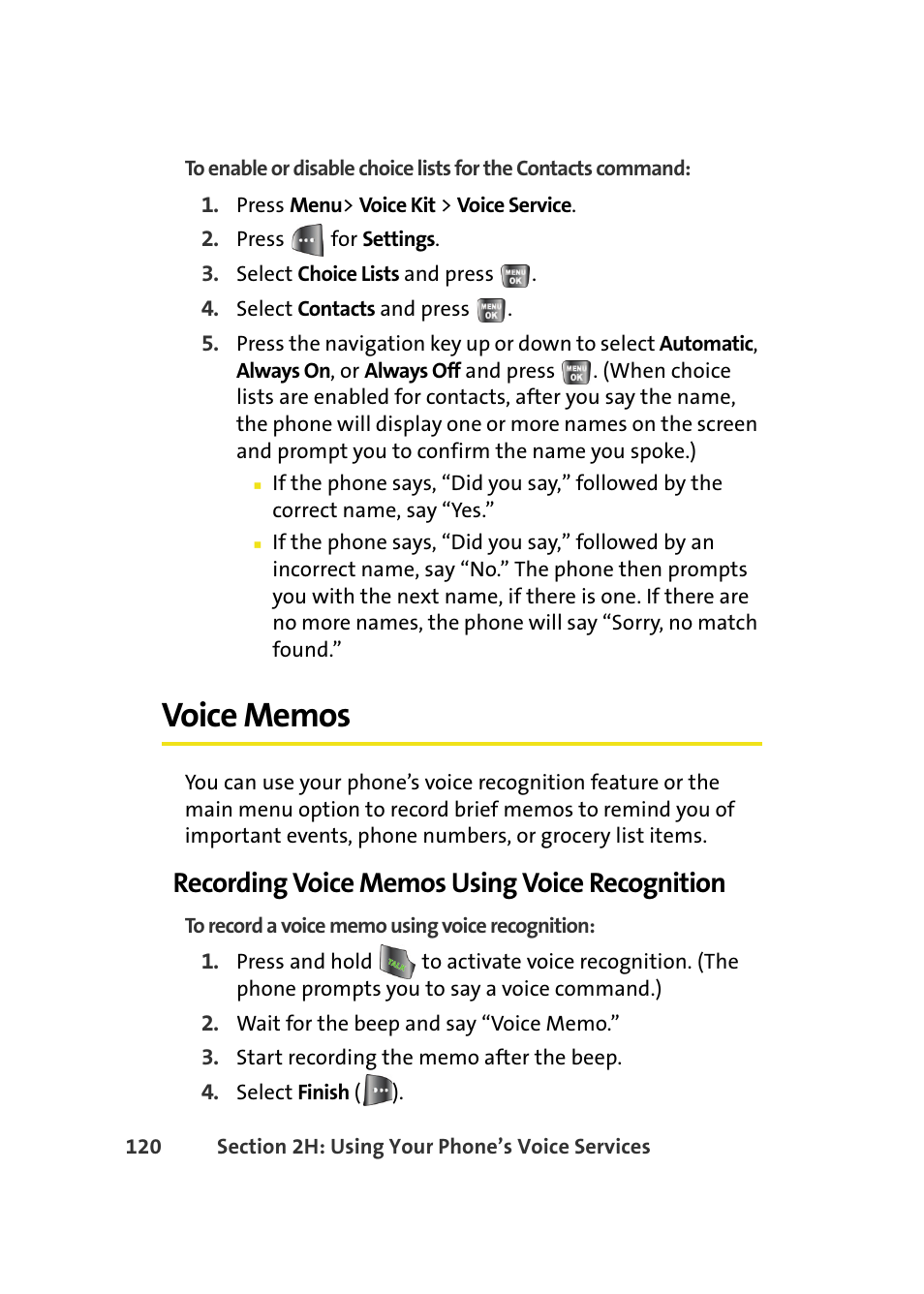 Voice memos, Recording voice memos using voice recognition | Samsung A640 User Manual | Page 142 / 265