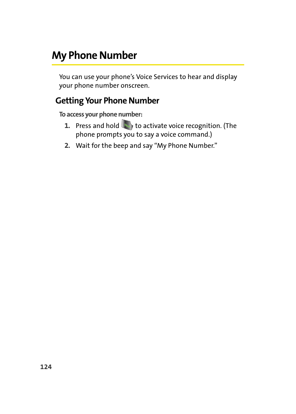 My phone number, Getting your phone number | Samsung A640 User Manual | Page 146 / 265