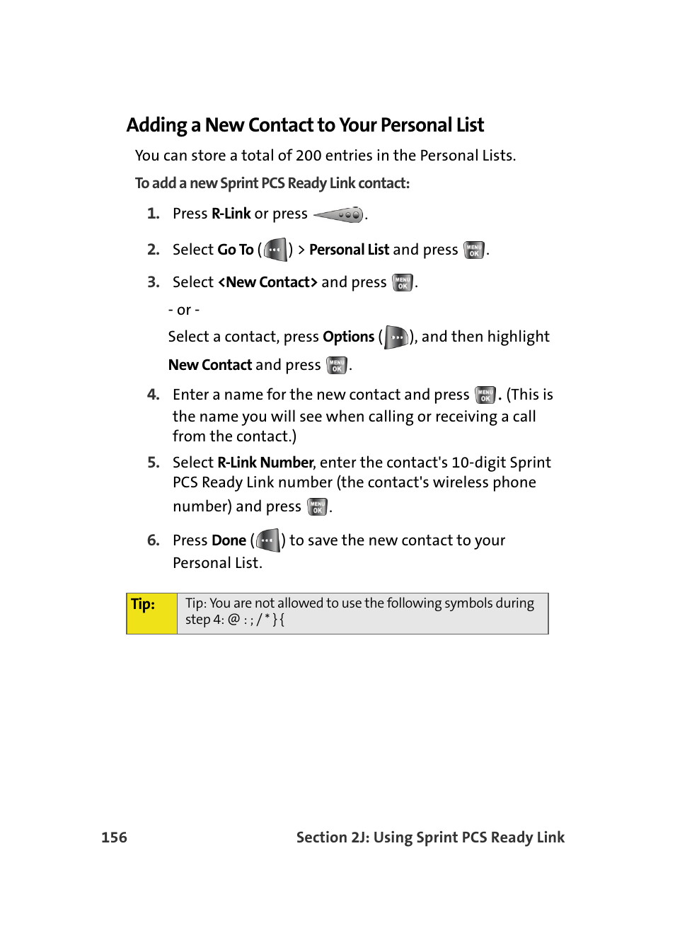 Adding a new contact to your personal list | Samsung A640 User Manual | Page 178 / 265