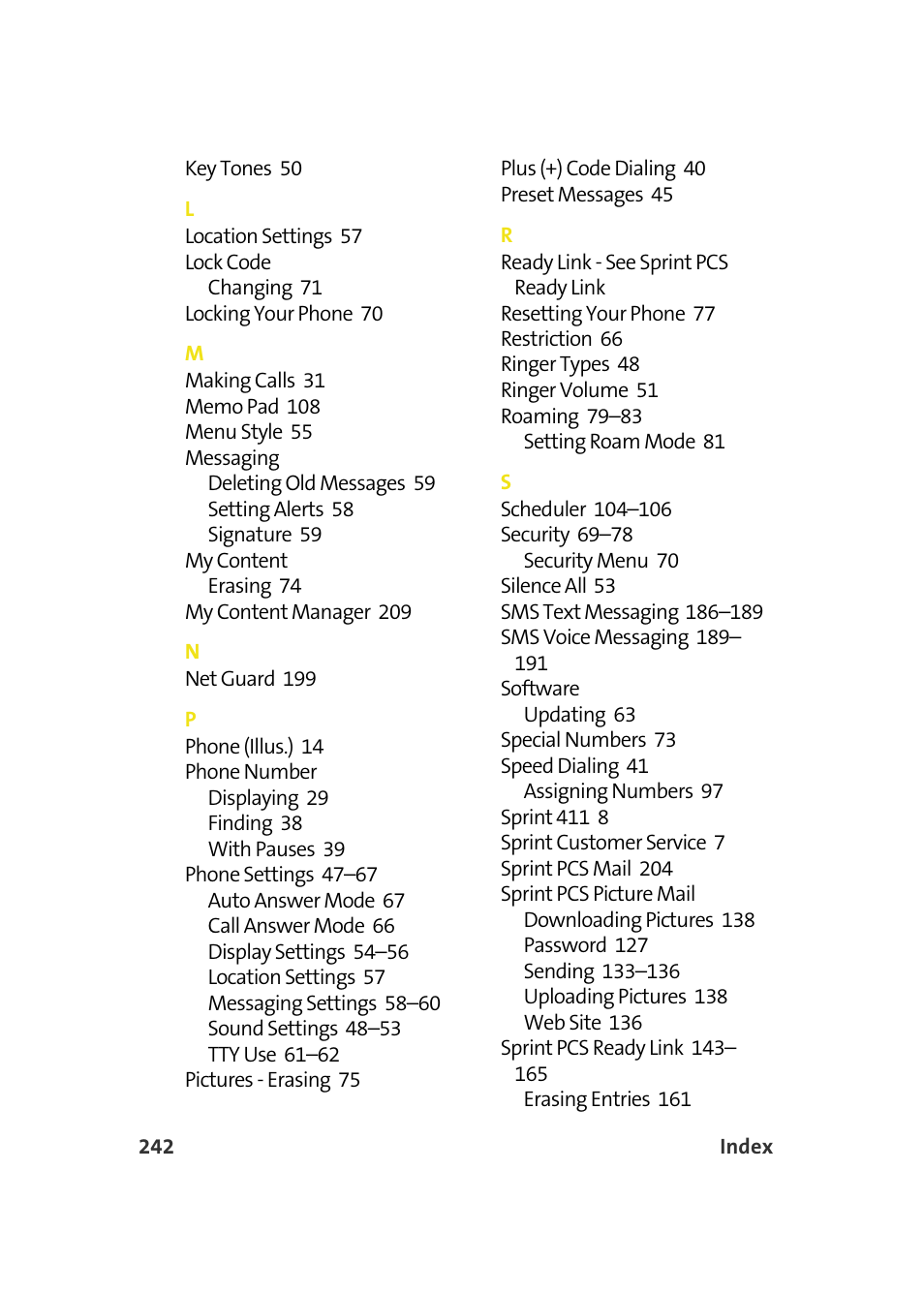 Samsung A640 User Manual | Page 264 / 265
