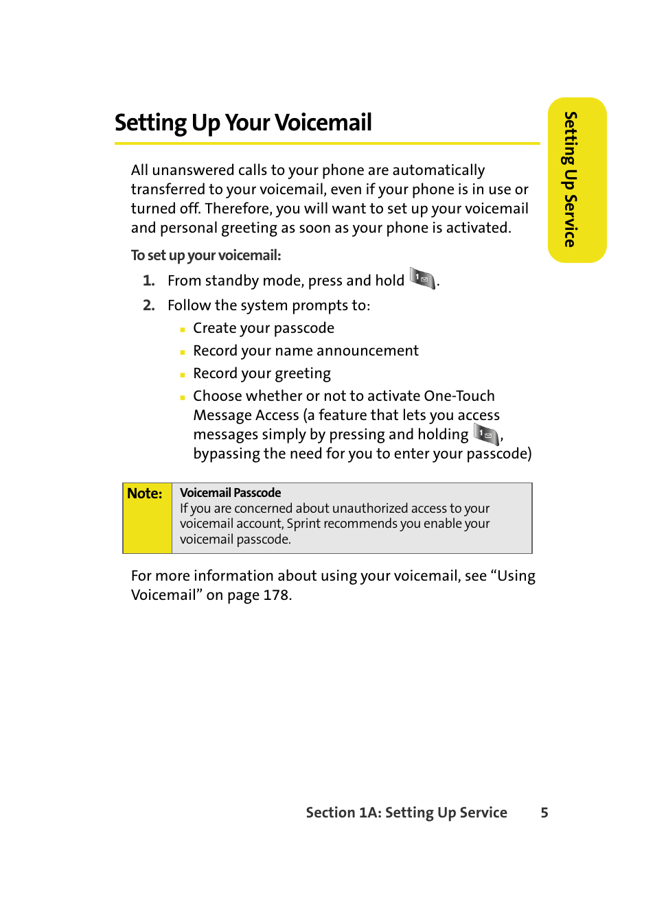 Setting up your voicemail | Samsung A640 User Manual | Page 27 / 265