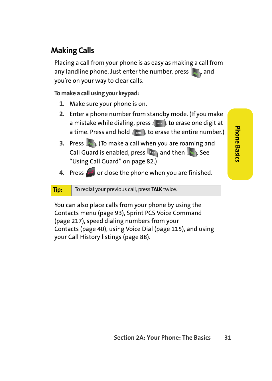 Making calls | Samsung A640 User Manual | Page 53 / 265