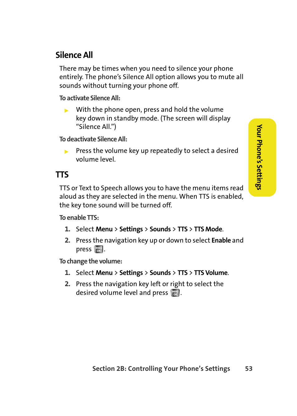 Silence all | Samsung A640 User Manual | Page 75 / 265