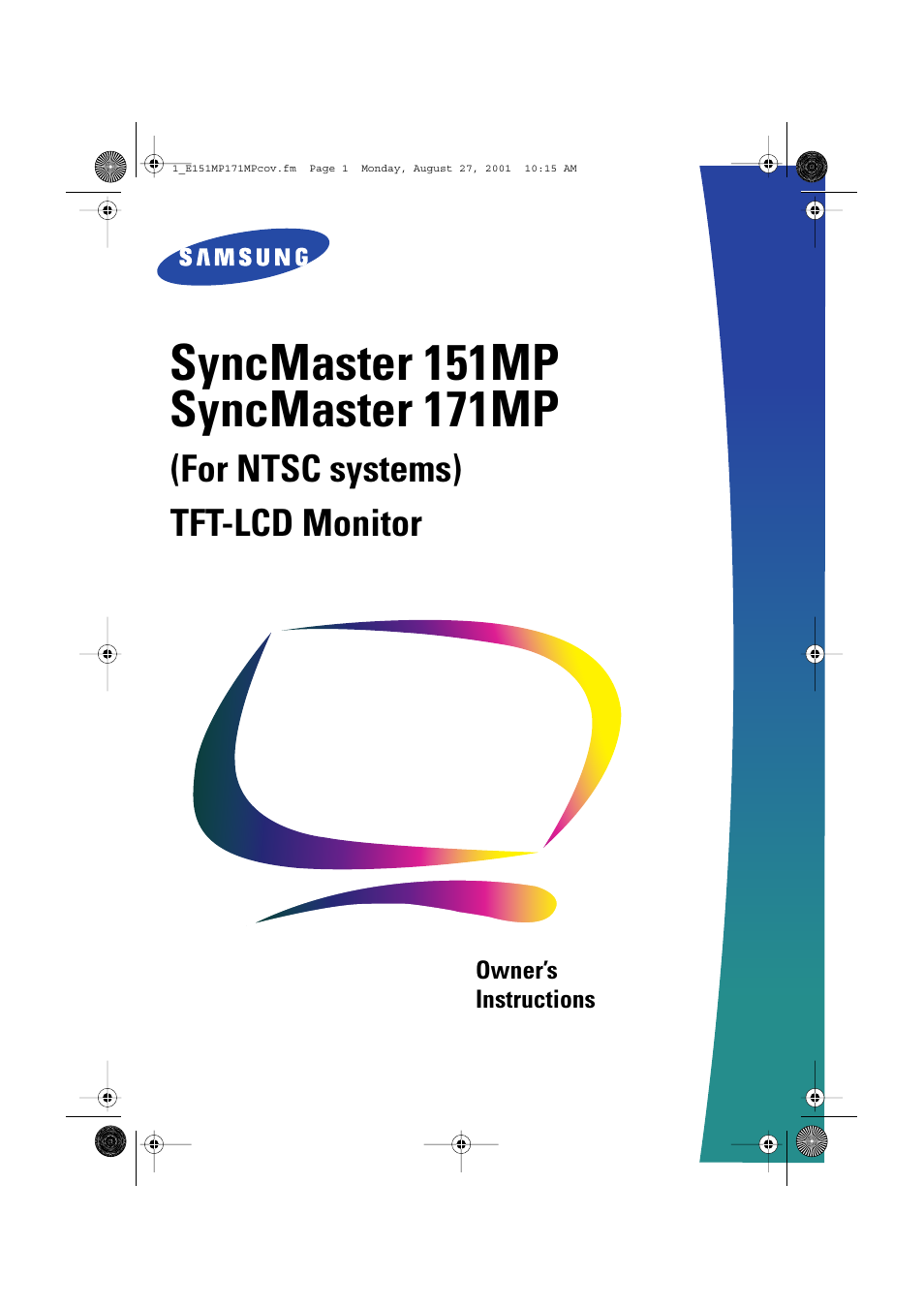 Samsung 151MP User Manual | 44 pages