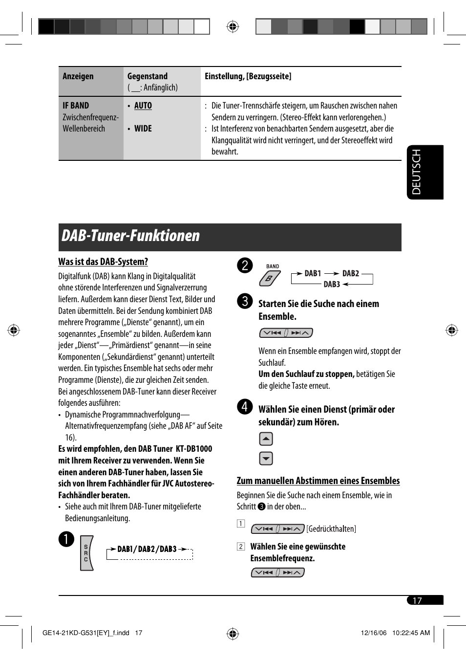 Dab-tuner-funktionen | JVC KD-G531 User Manual | Page 43 / 80