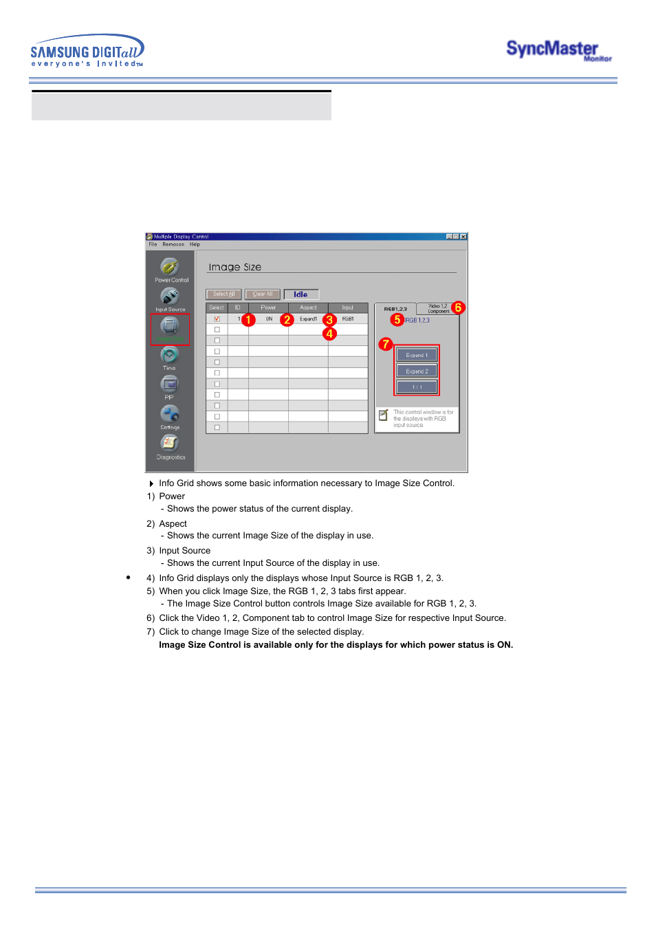 Multiple display control (mdc) | Samsung 323T User Manual | Page 40 / 78