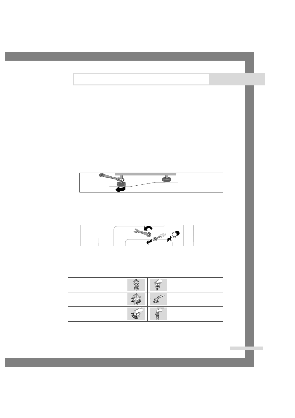Selecting a location, Adjusting the leveling feet, Removing the shipping bolts | Connecting the water supply hose(option), Installing the washing machine | Samsung P1205J  EN User Manual | Page 5 / 22