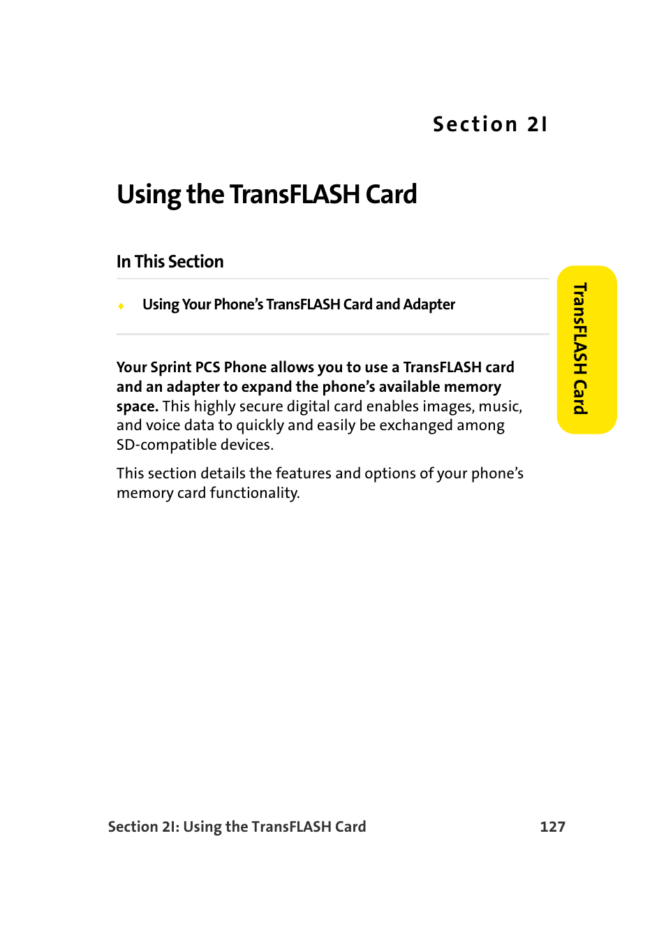Using the transflash card, 2i. using the transflash card | Samsung MM-A940 User Manual | Page 153 / 287