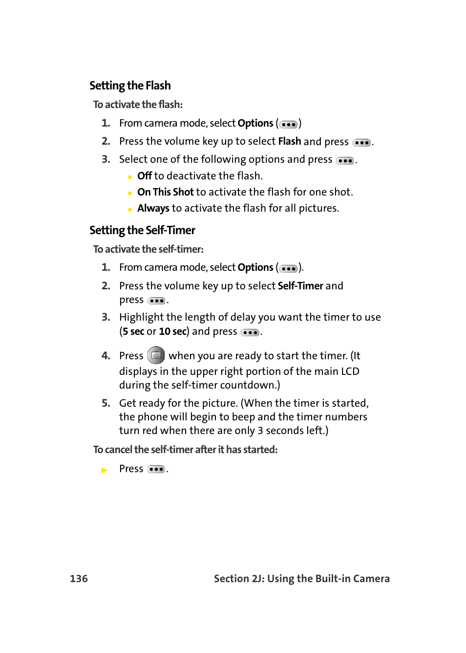 Setting the flash, Setting the self-timer | Samsung MM-A940 User Manual | Page 162 / 287