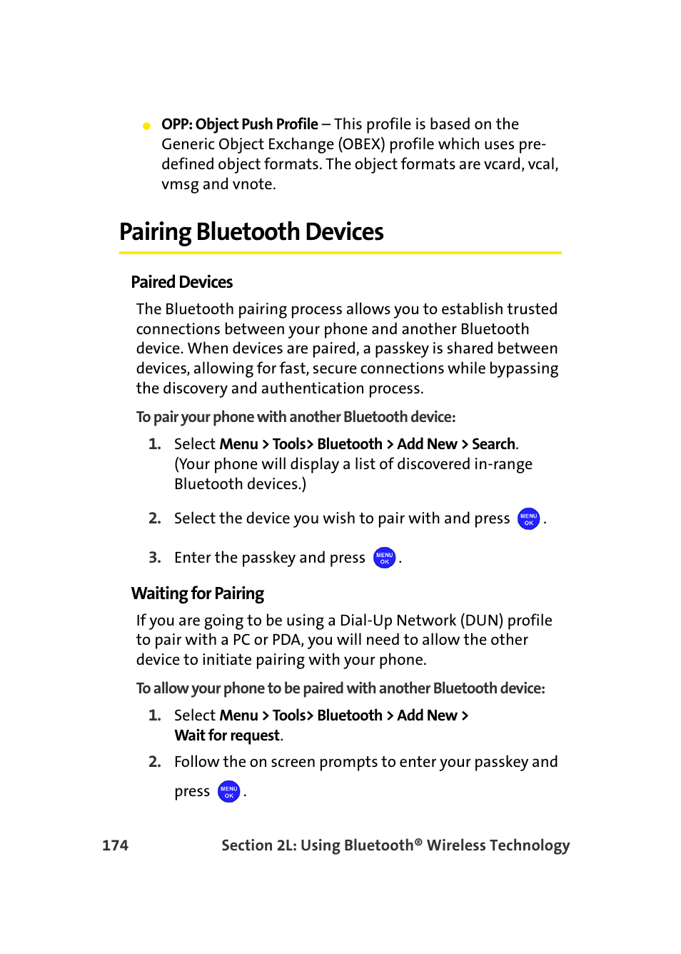 Pairing bluetooth devices | Samsung MM-A940 User Manual | Page 200 / 287