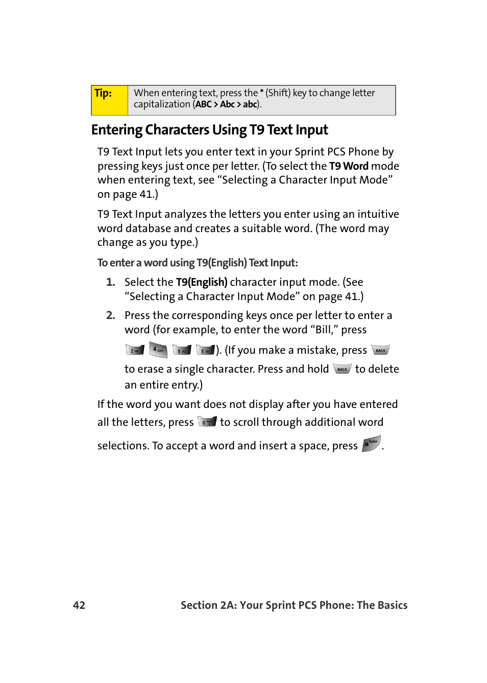 Entering characters using t9 text input | Samsung MM-A940 User Manual | Page 68 / 287