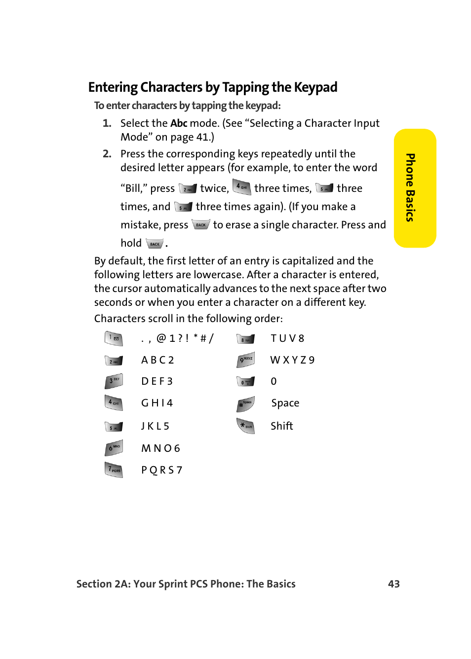 Entering characters by tapping the keypad | Samsung MM-A940 User Manual | Page 69 / 287