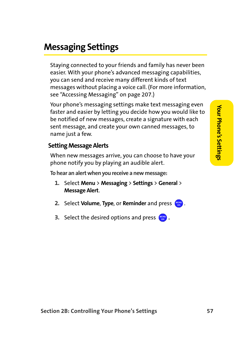 Messaging settings | Samsung MM-A940 User Manual | Page 83 / 287