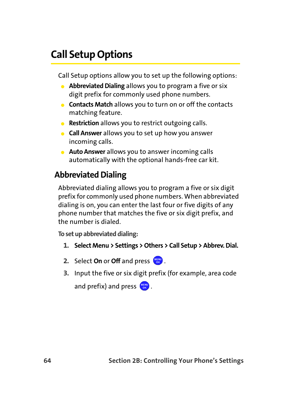 Call setup options, Abbreviated dialing | Samsung MM-A940 User Manual | Page 90 / 287