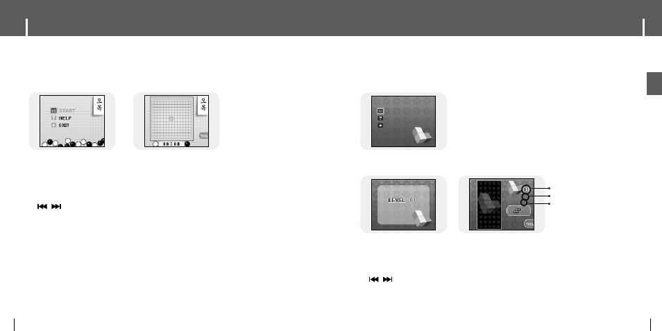 Omok, Tetris, Playing games | Itetris 2, Iomok | Samsung YH-J70 User Manual | Page 35 / 45