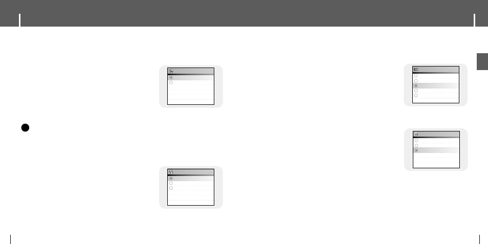 Fm radio settings, Fm region, Fm search level | Recording settings, Bit rate, Auto sync, Ibit rate, Iauto sync, Ifm region, Ifm search level | Samsung YH-J70 User Manual | Page 41 / 45