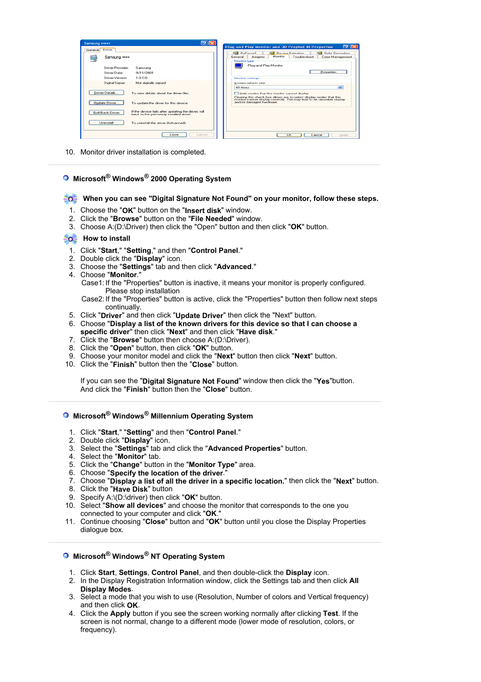Samsung SyncMaster XL20 User Manual | Page 24 / 76