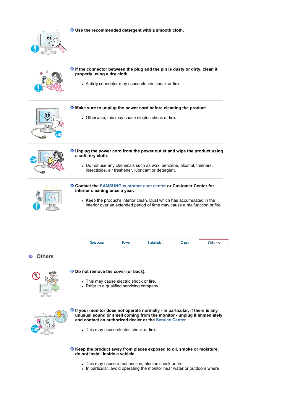 Others | Samsung SyncMaster XL20 User Manual | Page 6 / 76