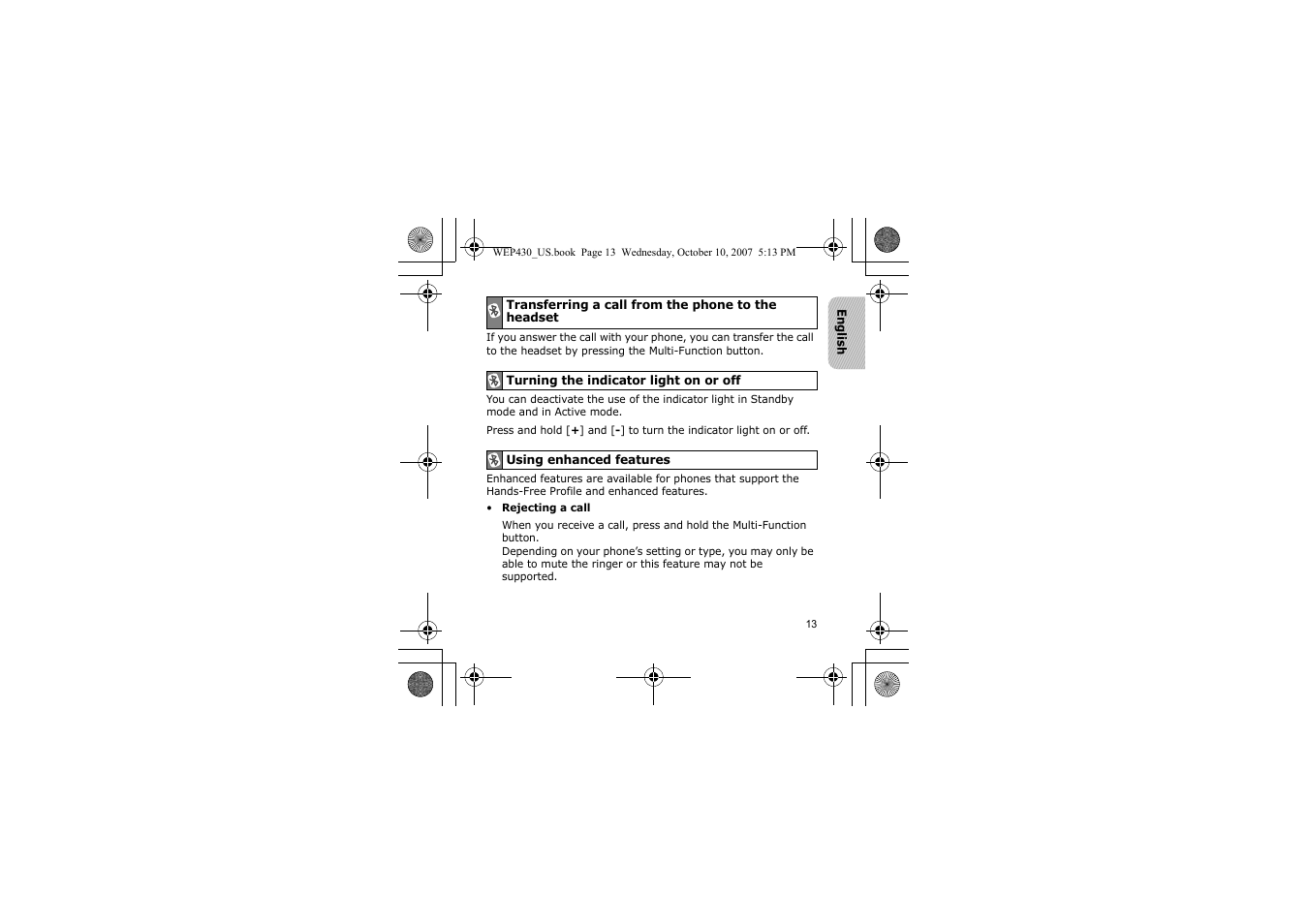 Samsung WEP430 User Manual | Page 16 / 96