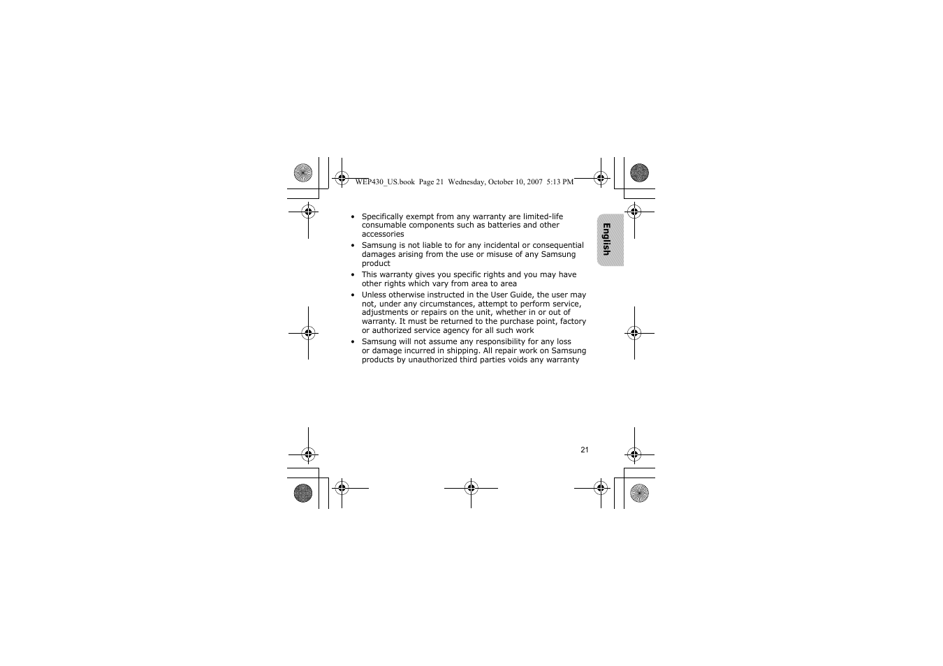 Samsung WEP430 User Manual | Page 24 / 96