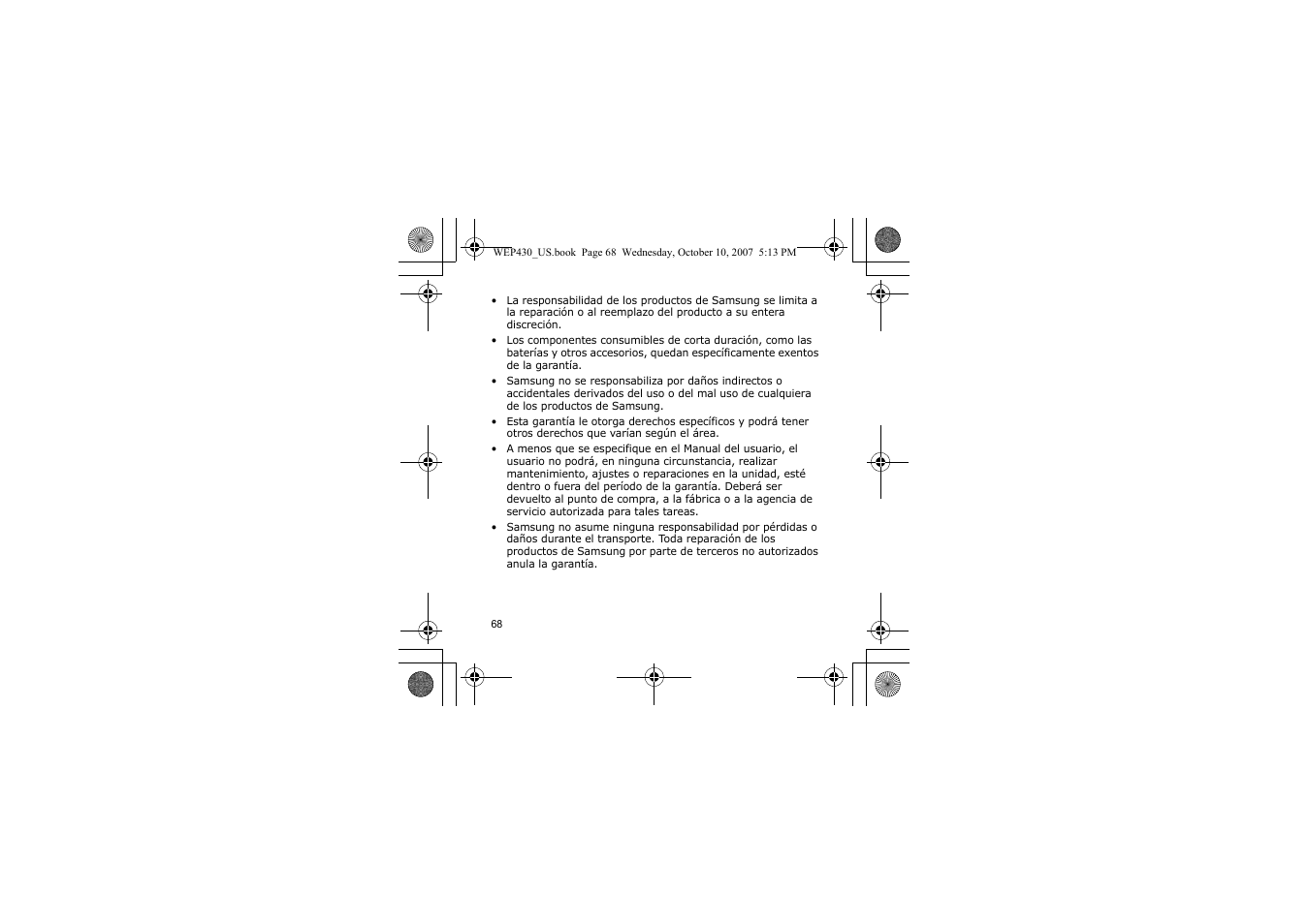Samsung WEP430 User Manual | Page 71 / 96