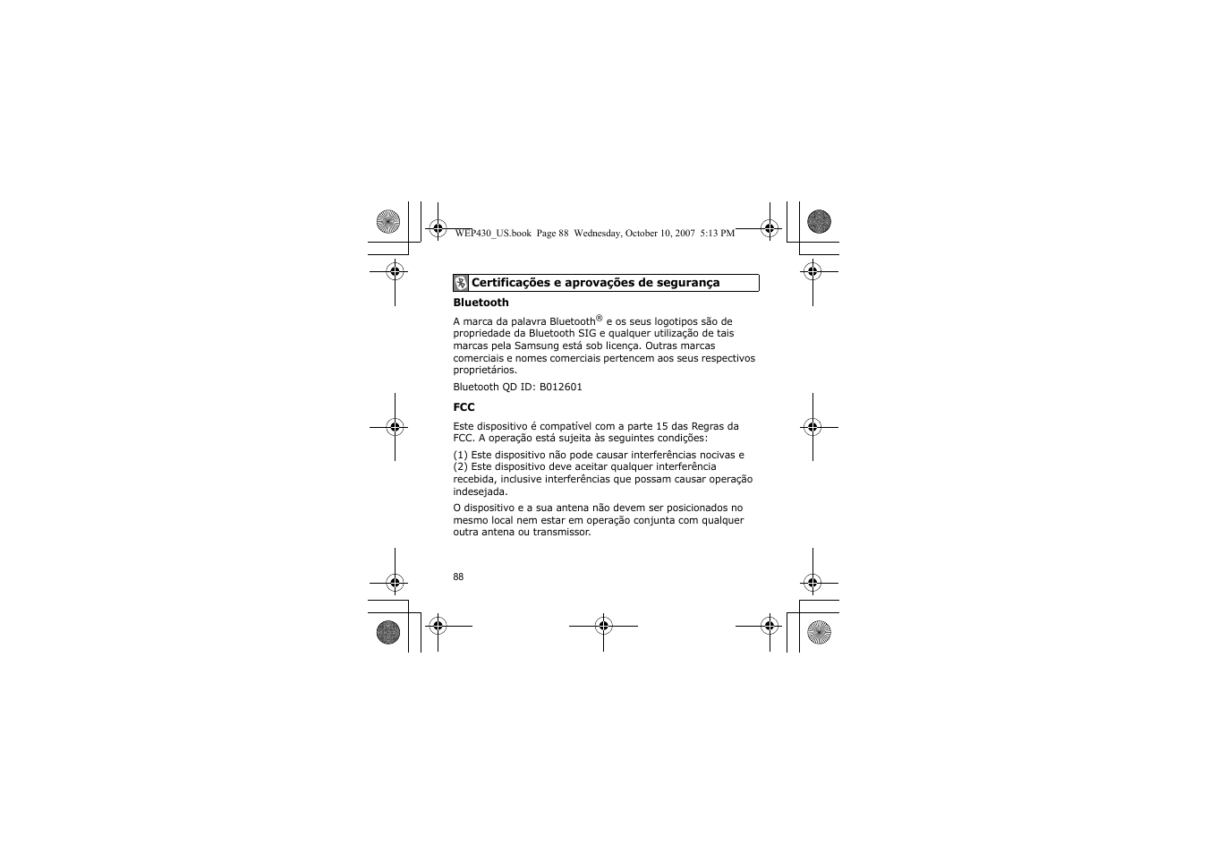 Samsung WEP430 User Manual | Page 91 / 96