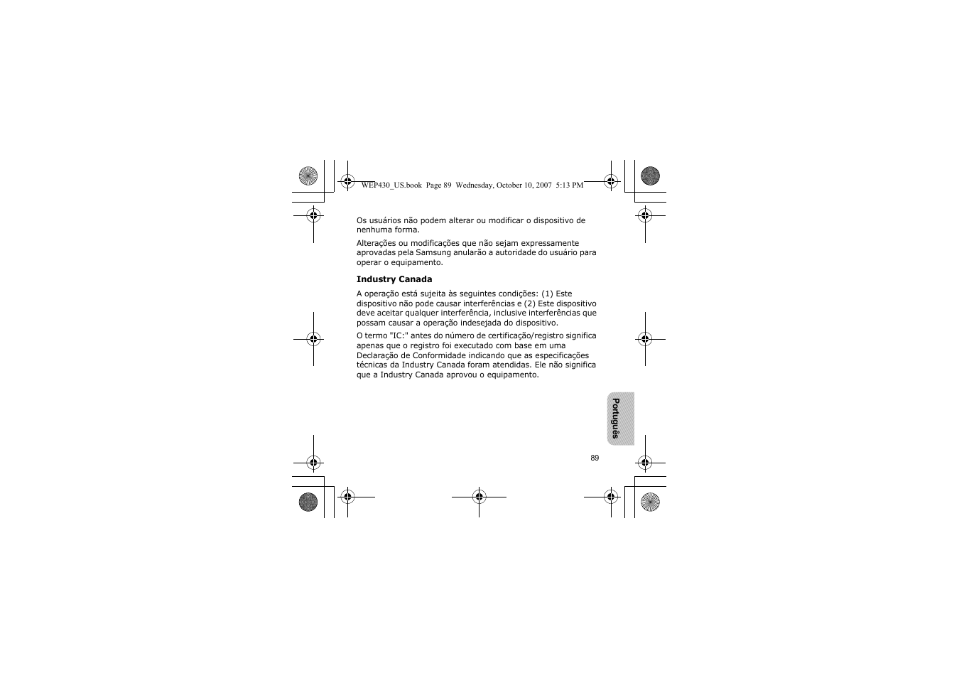 Samsung WEP430 User Manual | Page 92 / 96