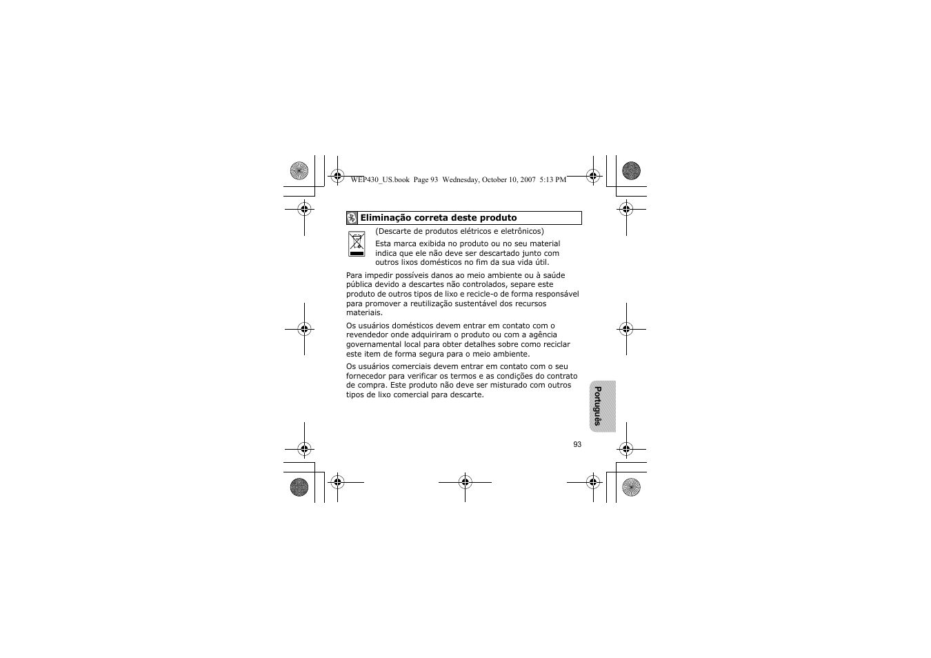 Samsung WEP430 User Manual | Page 96 / 96
