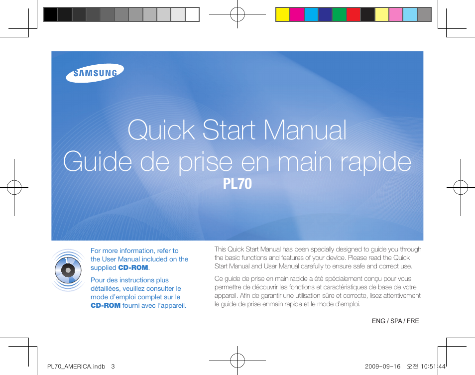 Samsung PL70 User Manual | 32 pages