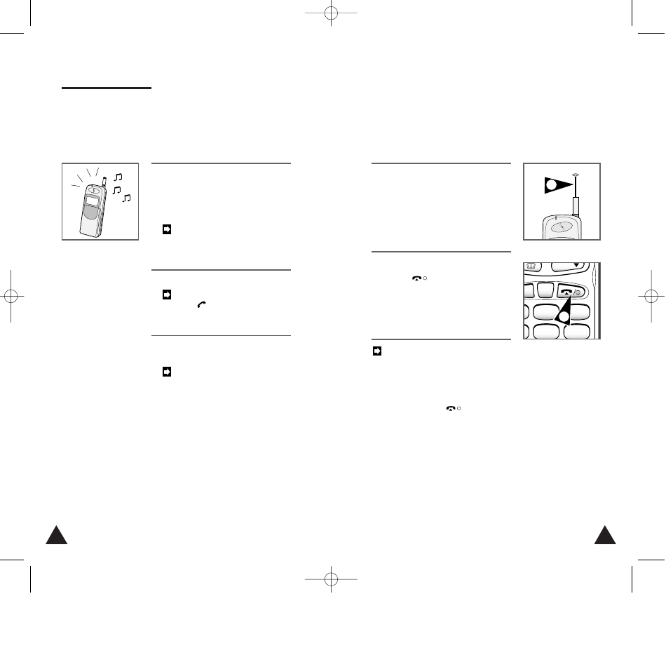 Receiving a call | Samsung Digimax 250 User Manual | Page 14 / 41