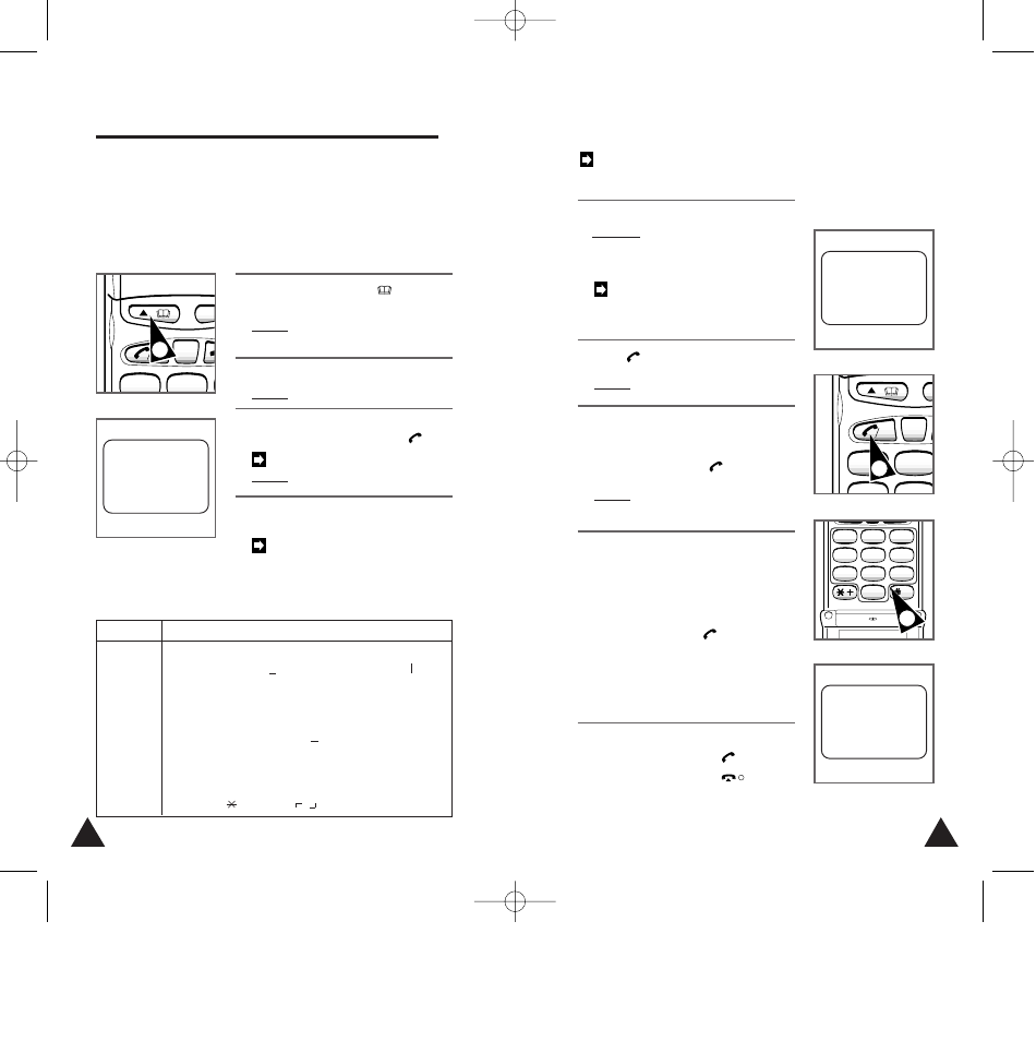 Storing a phone number in the phonebook (1) | Samsung Digimax 250 User Manual | Page 19 / 41