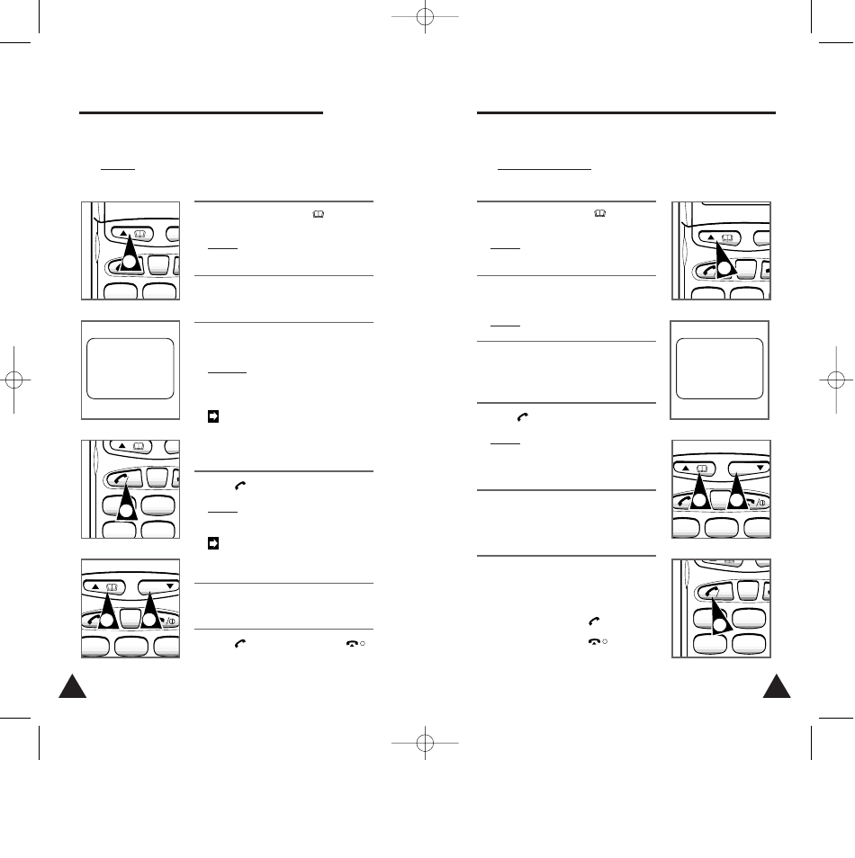 Scanning the phonebook by names | Samsung Digimax 250 User Manual | Page 22 / 41