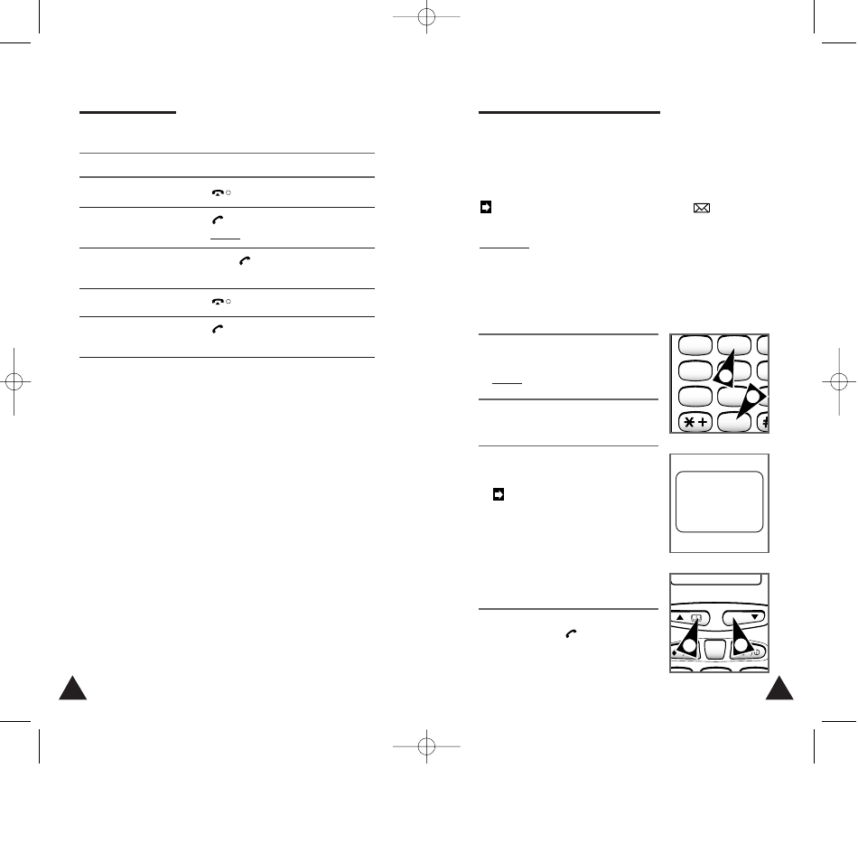 Holding a call, Reading a short message | Samsung Digimax 250 User Manual | Page 35 / 41