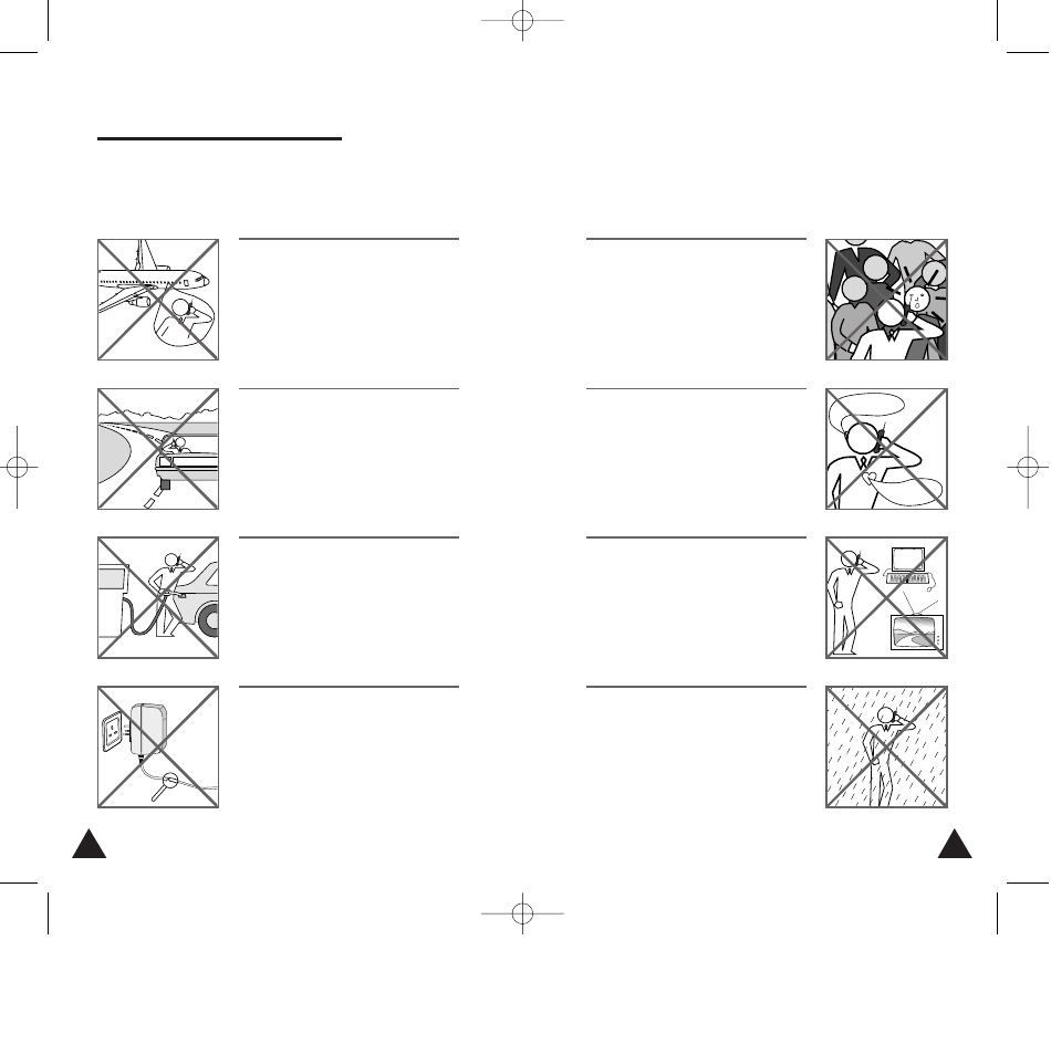 General safety precautions | Samsung Digimax 250 User Manual | Page 6 / 41