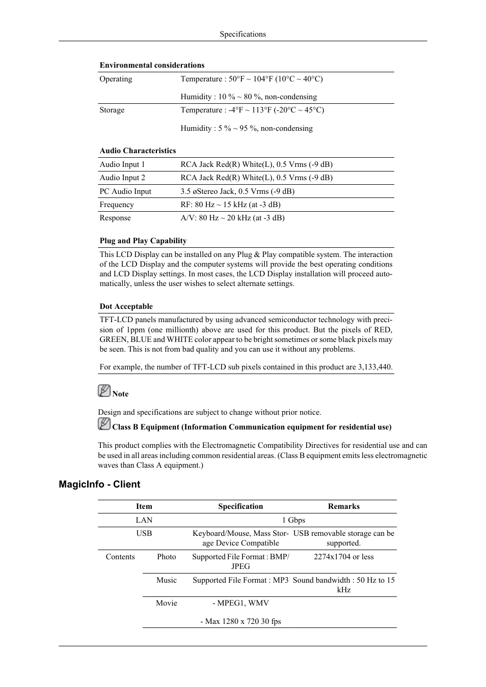 Magicinfo - client | Samsung 400UXN User Manual | Page 112 / 127