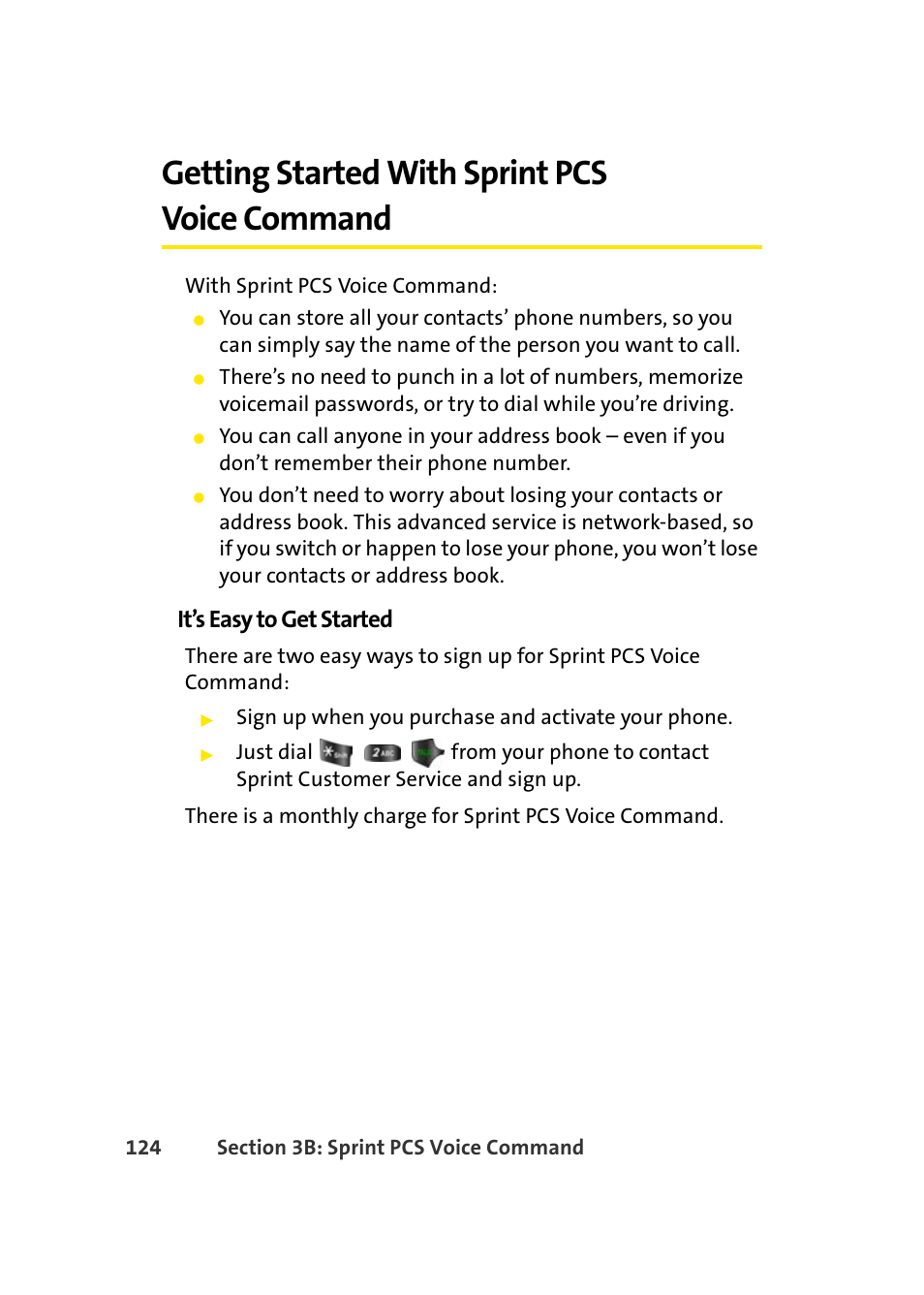 Getting started with sprint pcs voice command, It’s easy to get started | Samsung A420 User Manual | Page 140 / 164