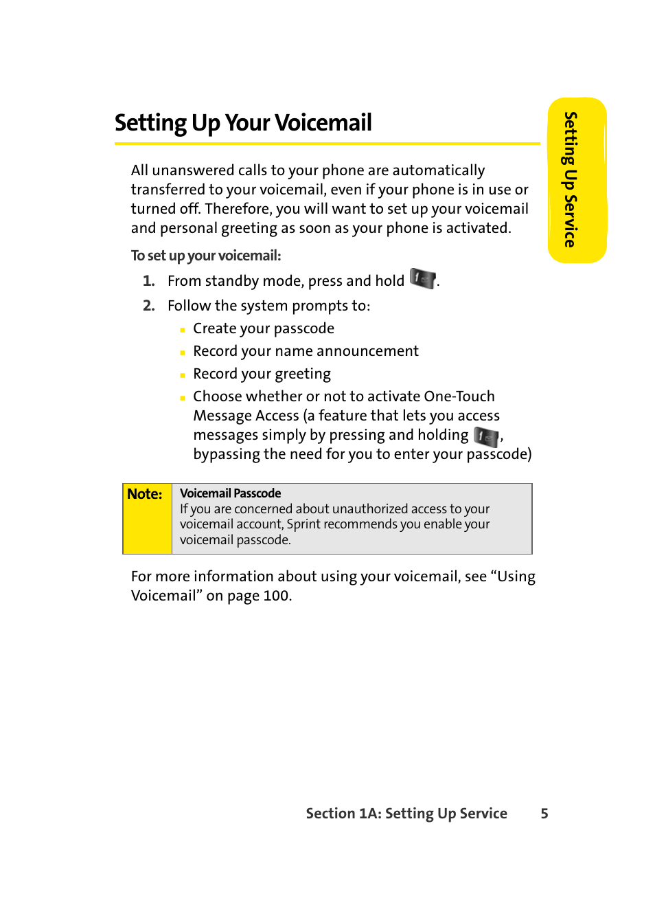 Setting up your voicemail | Samsung A420 User Manual | Page 21 / 164