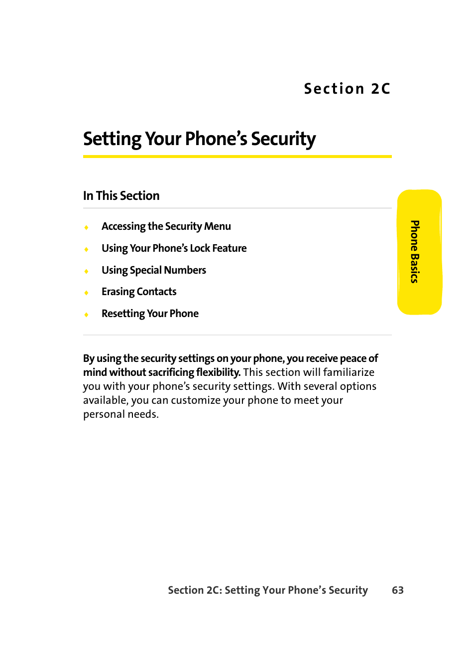 Setting your phone’s security, 2c. setting your phone’s security | Samsung A420 User Manual | Page 79 / 164