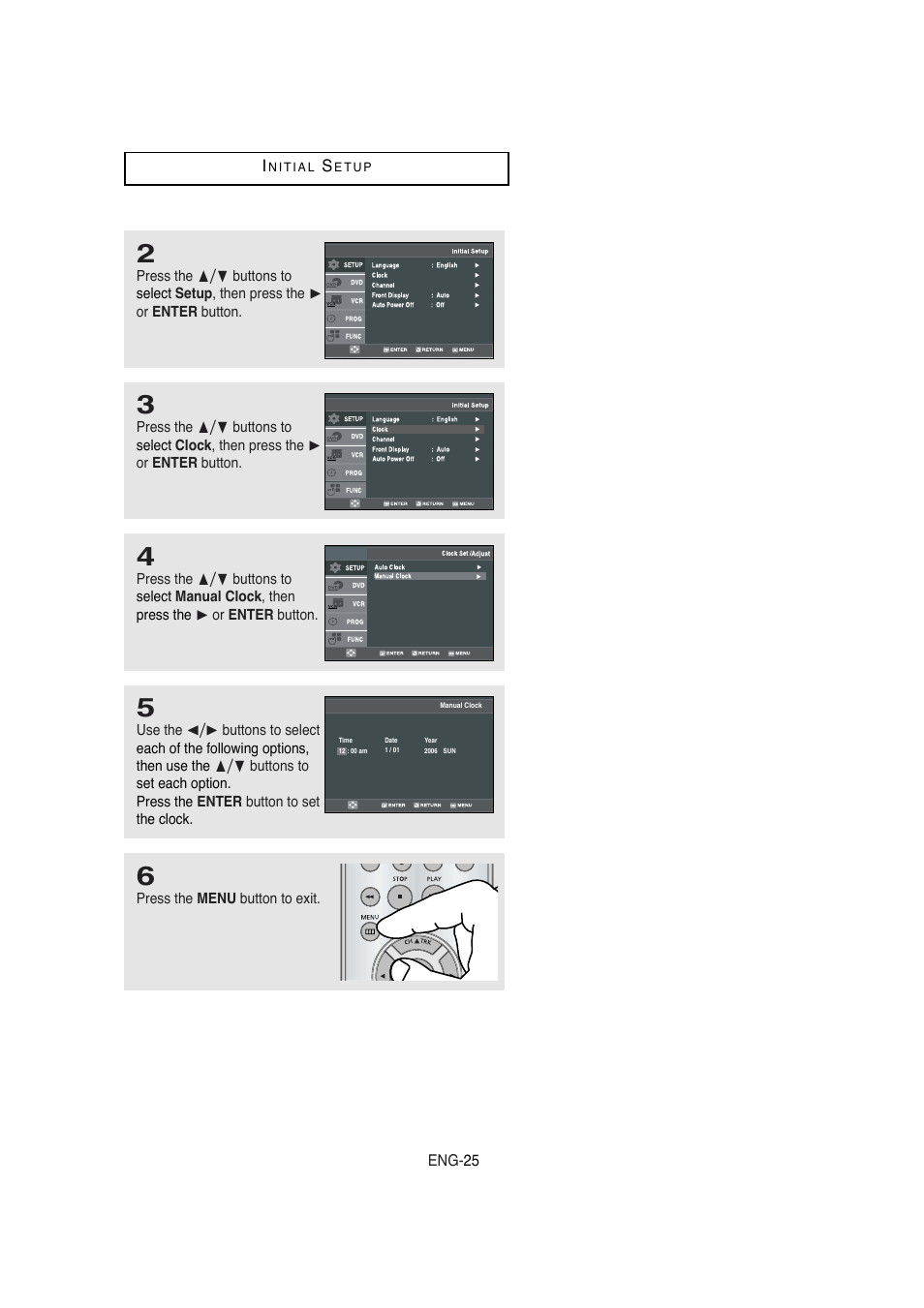 Samsung DVD-V5650 User Manual | Page 25 / 92