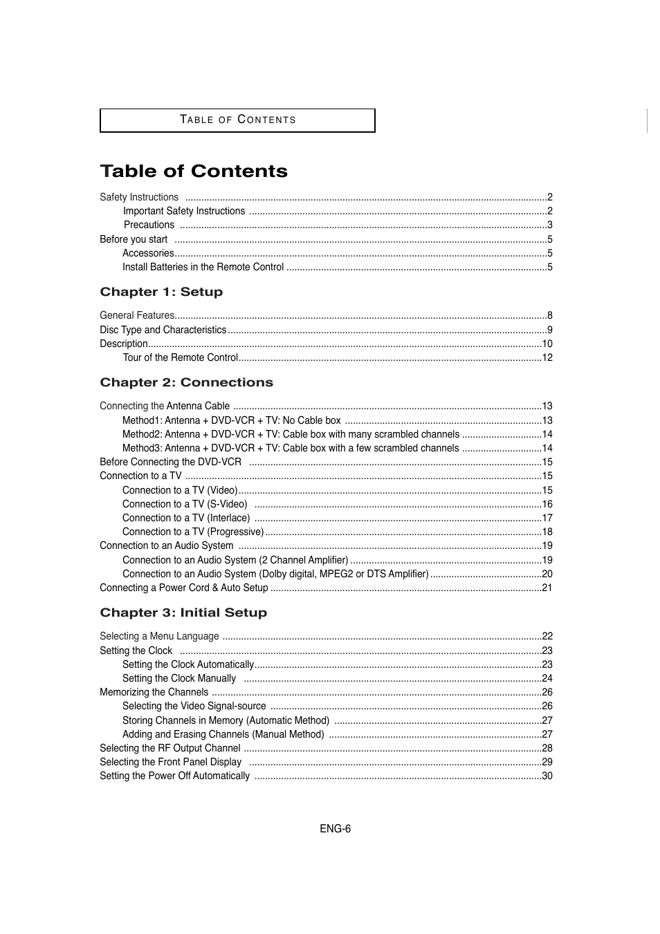 Samsung DVD-V5650 User Manual | Page 6 / 92