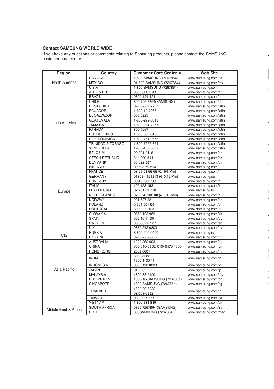 Samsung DVD-V5650 User Manual | Page 90 / 92